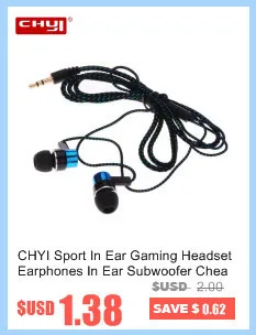 CHYI In Ear Наушники Проводная гарнитура без микрофона дешевые универсальные 3,5 мм музыка мини-наушники-вкладыши цветные наушники-капли для смартфона