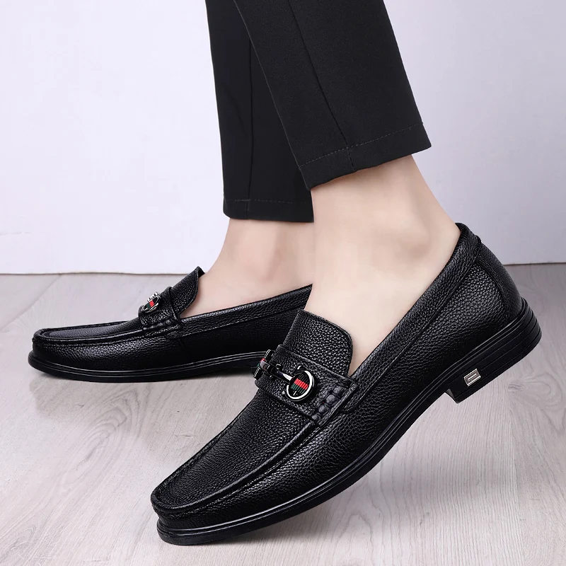 

Full Grain Leather Casual Men Shoes Top Quality Handmade Men Flats Comfortable Plus Size Moccasins Shoes Men Zapatos Hombre