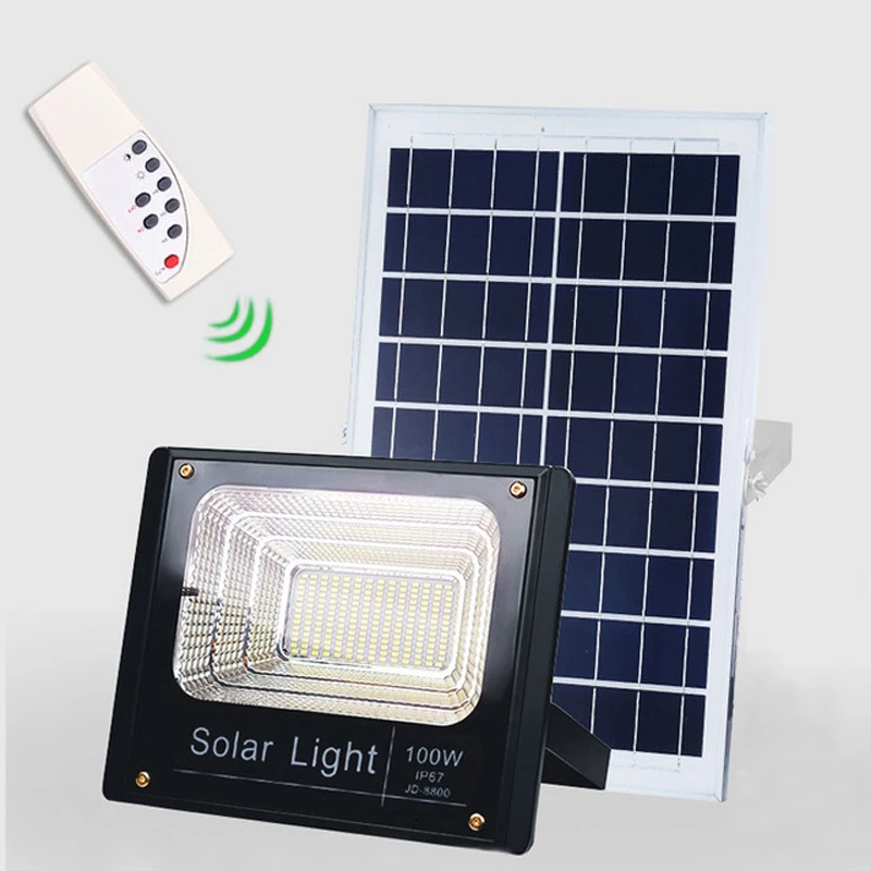 

4PCS Solar LED Light Spotlight 10W/25W/40W/60W/100W/120W Light Control Floodlight Tuinverlichting Street Lamp Waterproof IP67