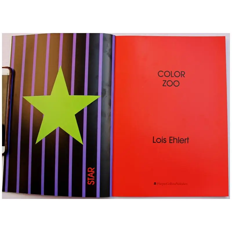 Цветной Зоопарк от Лоис элерт обучающая книга с картинками на английском языке