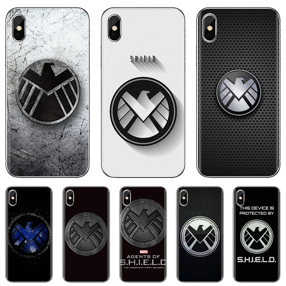 Агенты S.H.I.E.L.D защитный чехол для Samsung Galaxy Note 3 4 5 8 9 S3 S4 S5 Mini S6 S7 Edge S8 S9 S10 Plus крутой