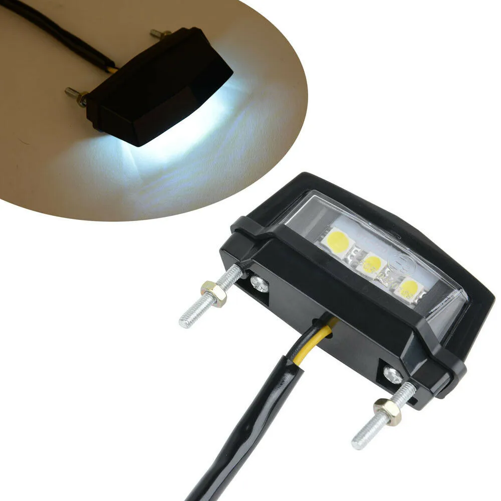 

ABS Plastic License Plate Light Accessories LED Multi Use Number Universal