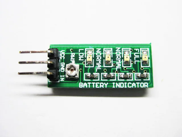 Индикатор питания батареи 5 шт. источник аксессуары для робота Arduino диапазон 4-20 в -