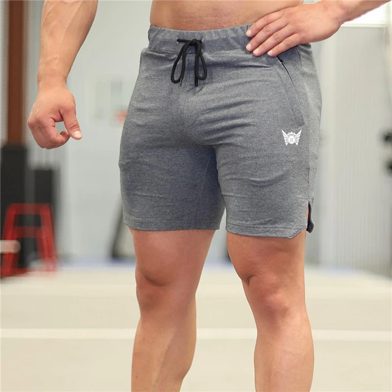 Летние Новые мужские повседневные Брендовые спортивные шорты для фитнеса