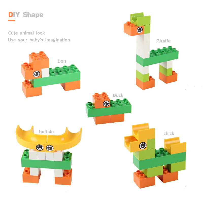 101 шт. строительные блоки Воронка слайды мраморные гонки бег Блок Совместимые