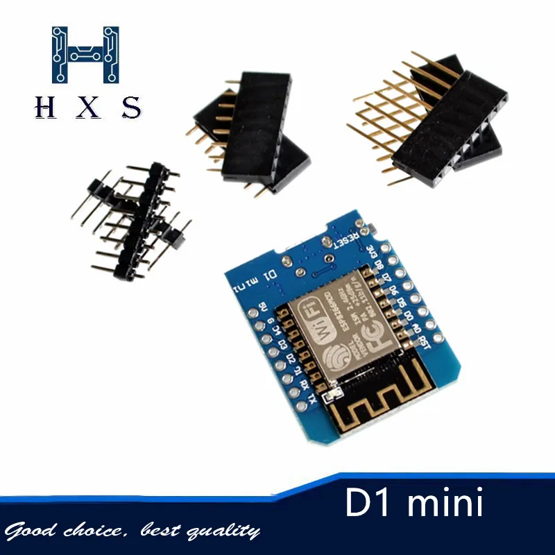 Mini NodeMCU Lua IOT 3 В с pins cD1 Wi-Fi плата разработки USB WeMos D1 CH340G V2 разъемом для подключения к