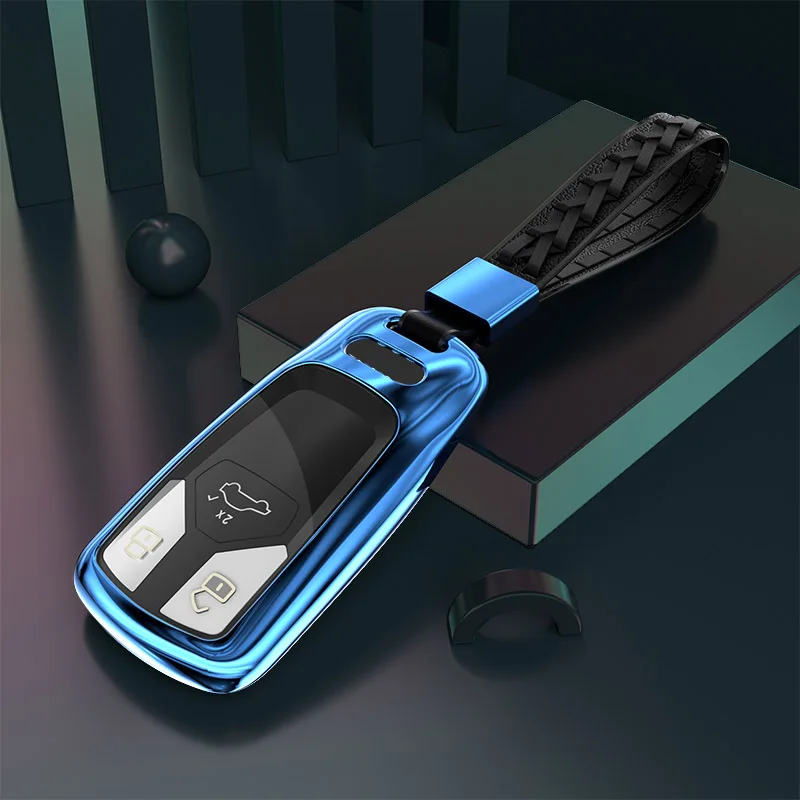 

Чехол для ключей автомобиля, защитный чехол для ключей для Audi A3, A4, A5, C5, C6, 8L, 8P, B6, B7, B8, C6, RS3, Q3, Q7, TT, 8L, 8 в, S3