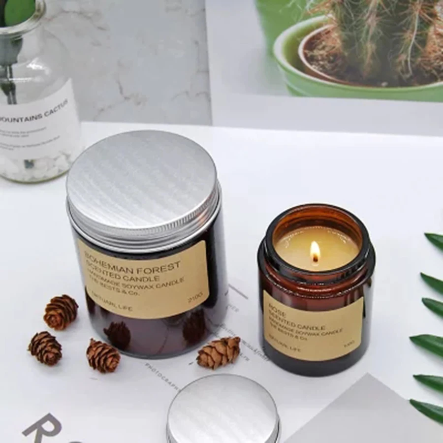 Соевые ароматические свечи для ароматерапии ароматическая свеча романтический