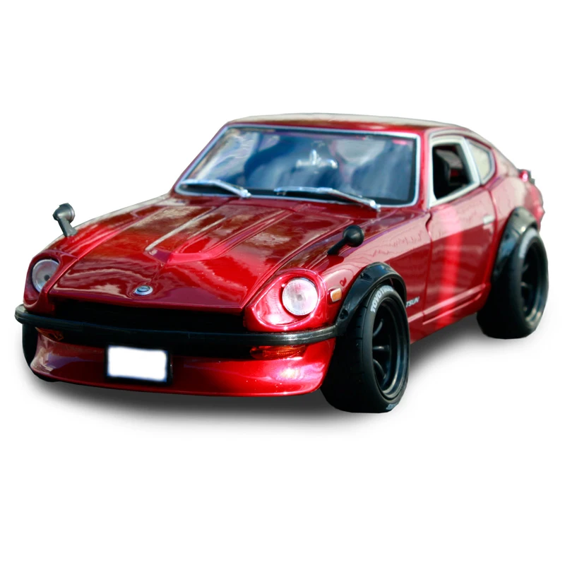 Maisto 1:18 1971 Datsun 240Z машина под давлением для nissan красная машина под давлением Коллекционная модель автомобиля игрушки Детские игрушки Подарки - Цвет: Красный