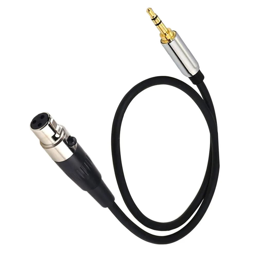 3 5 мм стерео аудио разъем для мини XLR Женский кабель 1/8 дюйма TRS to 3-pin Mini аудиокабель