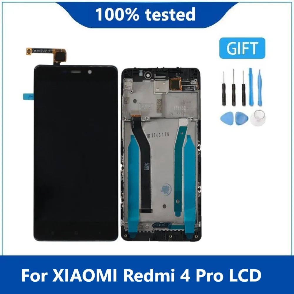 Дисплей для XIAOMI Redmi 4 Pro сенсорный экран с рамкой Prime сменный ЖК-дисплей | Мобильные