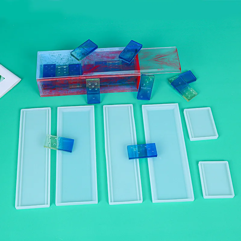 DIY Domino Box Storage Epoxy Resin Molds Large Easy To Assemble Silicone Mold | Украшения и аксессуары