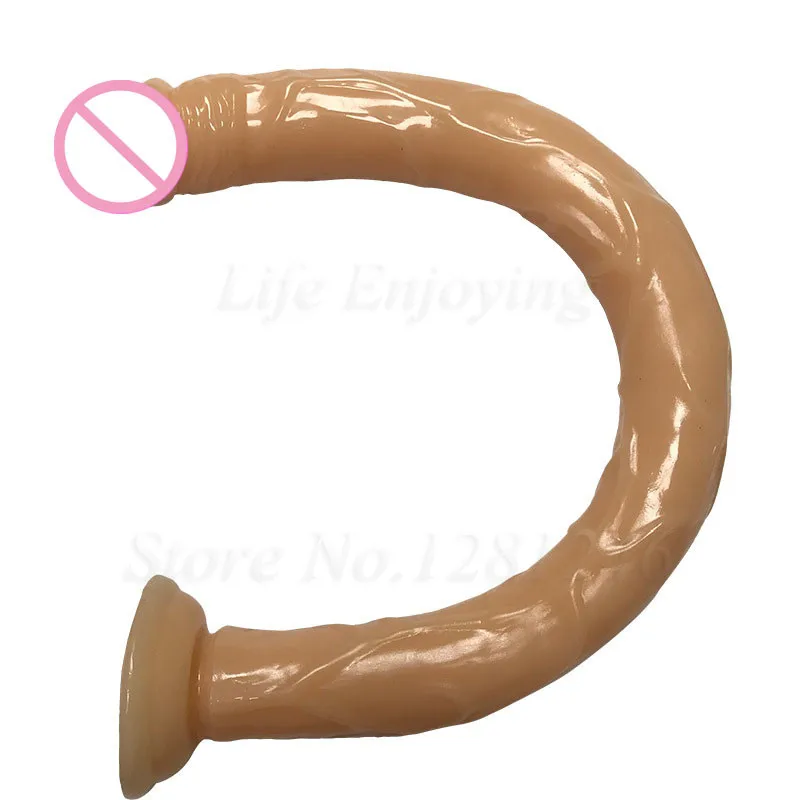 Супер длинный гибкий фаллоимитатор 19 69 дюйма большой член мягкий реалистичный