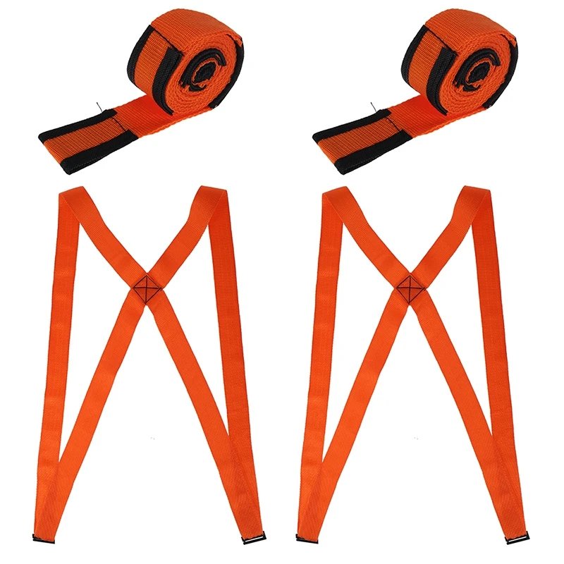 Подъемный движущийся ремень 4 шт. для переноски мебели плечевые ремни удобные