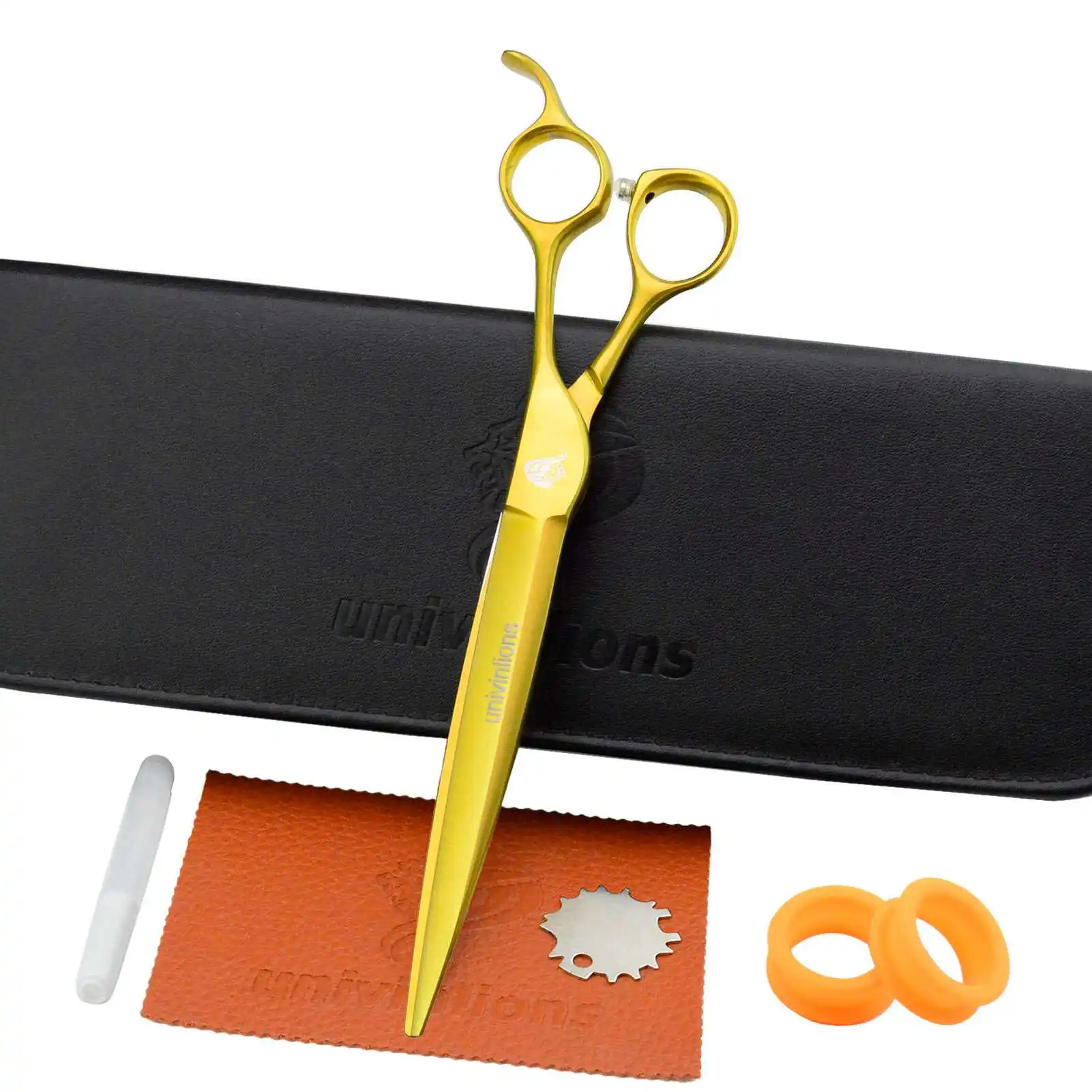 

Univinlions 7.25 Inch Pet Cutting Scissors Grooming Scissor For Dog Cat Hair Cutting Tools Animal Clippers Hair Trimming Scissor