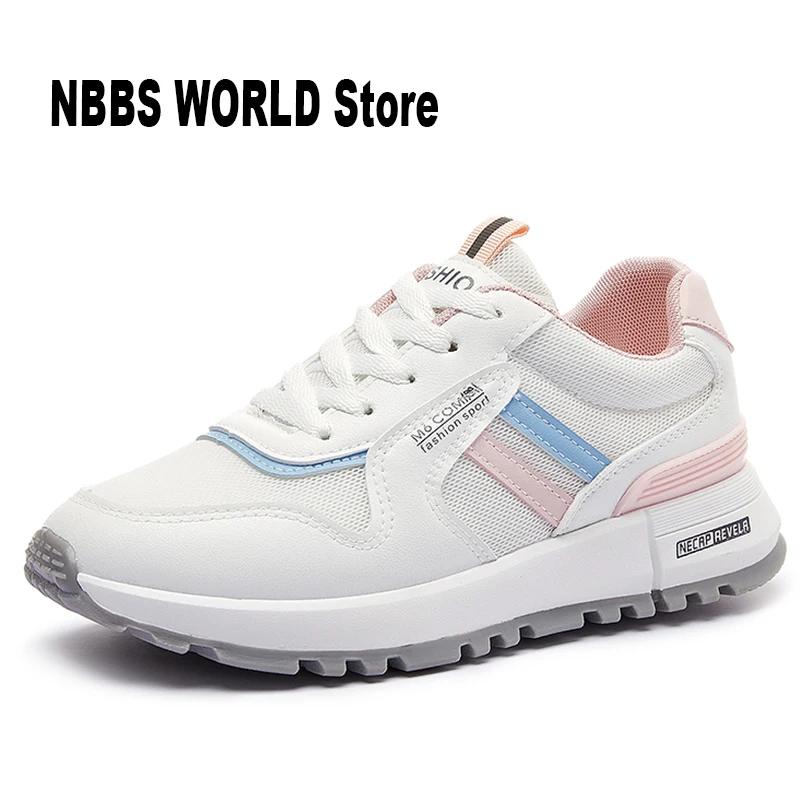 

Women Vulcanized Shoes, Fashion 2021 Sports Designer Breathable Mesh Summer Comfortable Outdoor Walking, Casual Ladies Footwear