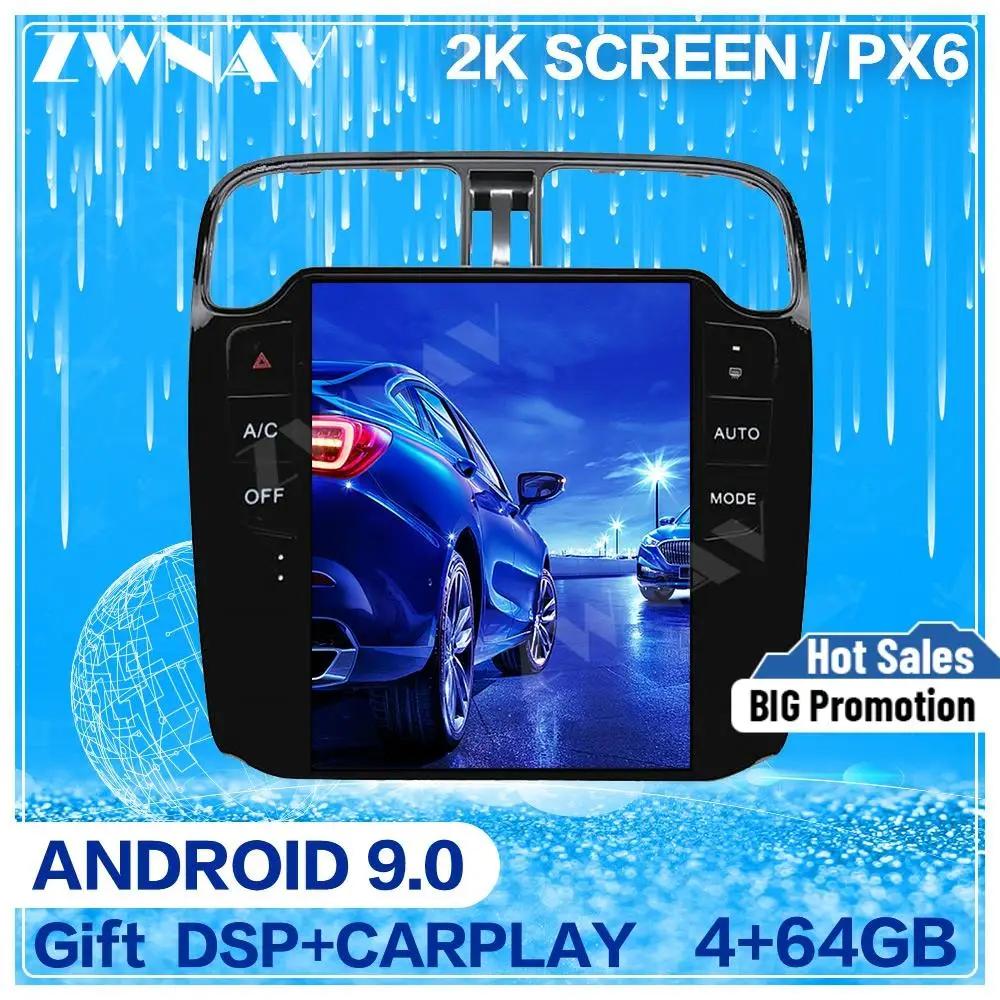 Tesla экран Android 9 0 автомобильный мультимедийный плеер для VW POLO 2011 2016 WiFi GPS навигация