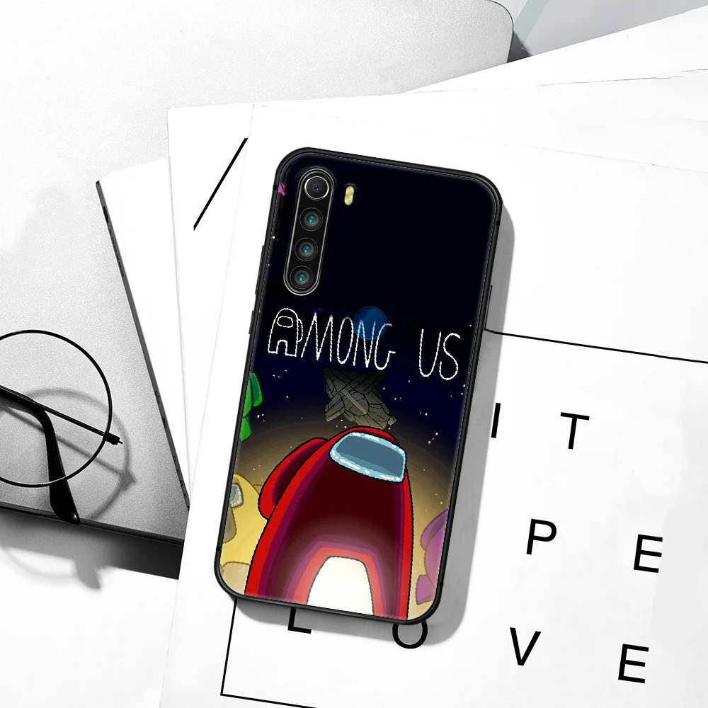 

Amonger Game Us Phone Case For XIAOMI Redmi 8 9 9C Note 6 7 8 9 9S K20 K30 K40 Pro Plus black Funda Painting Cover Soft Shell