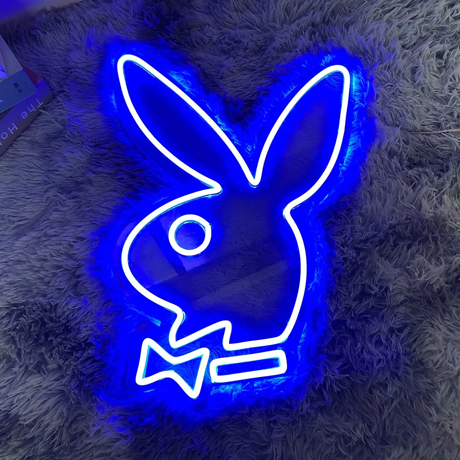 Неоновая светодиодсветодиодный вывеска Playboy Bunny 35/40 см Настенный декор для бара