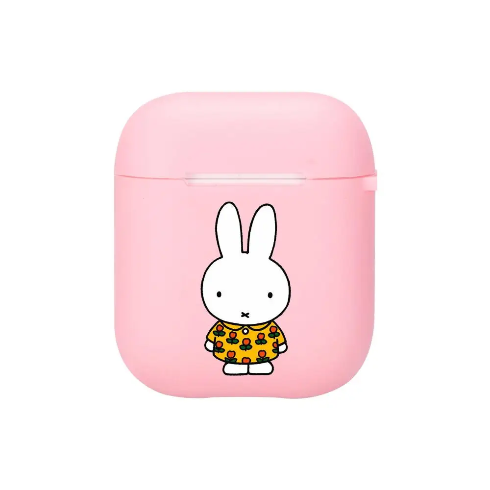

Cute little rabbit animal Silicone Bluetooth Wireless Earphone Case for AirPods Protective Cover Skin Accessories Pods Charging