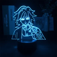 acrylic 3d anime lamp for nightlights lamp figurine lighting for bedroom nature comics light home decor lamp gift