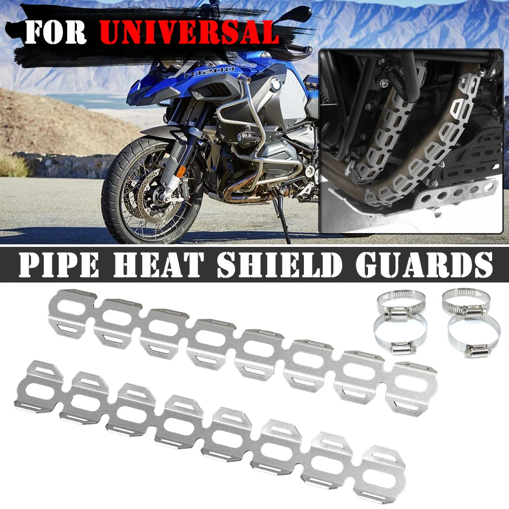 

For BMW R1200GS F800 GS GT F700GS F650GS LC ADV Motorcycle Exhaust Muffler Pipe Heat Shield Guards Cover Heel Guard Protection