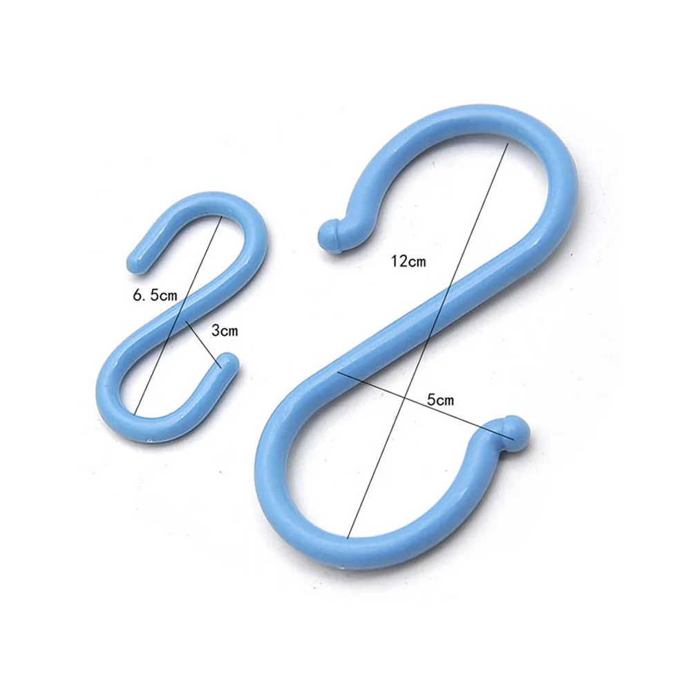 

Portable Multi-purpose Kitchen Hooks Durable Home Organizer S Shape Plastic Clothing Rack Baby Stroller Hanger