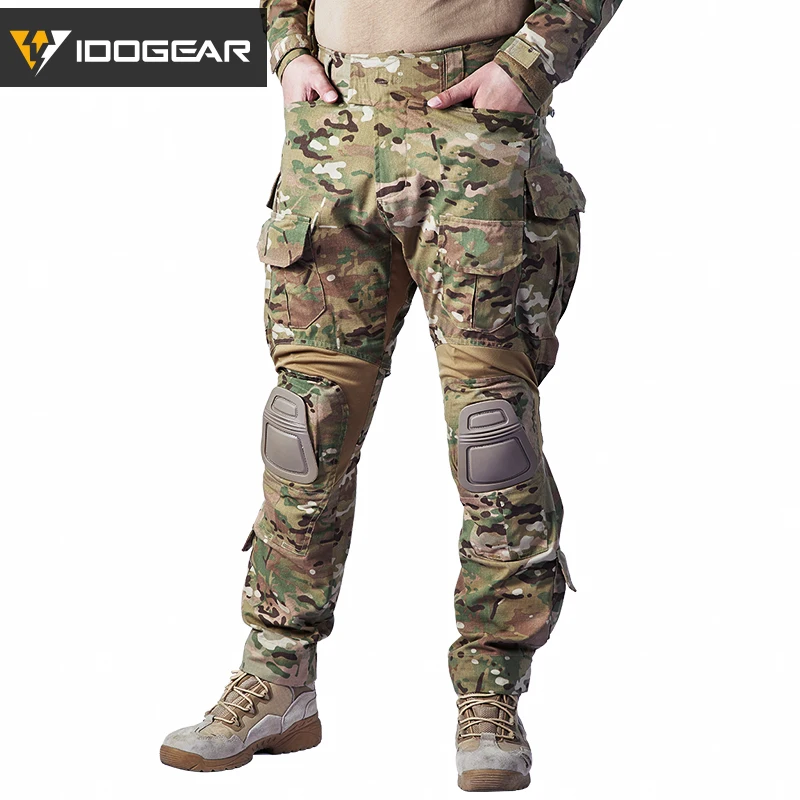 IDOGEAR G3 Брюки Мультикам боевые брюки военная армия страйкбол Тактические Bdu камуфляжные брюки зима Охота 3205