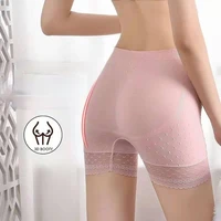 lace safety pants for women sexy solid high waist short leggings casual ice thin clothing 2021 summer bodycon breathable bottoms