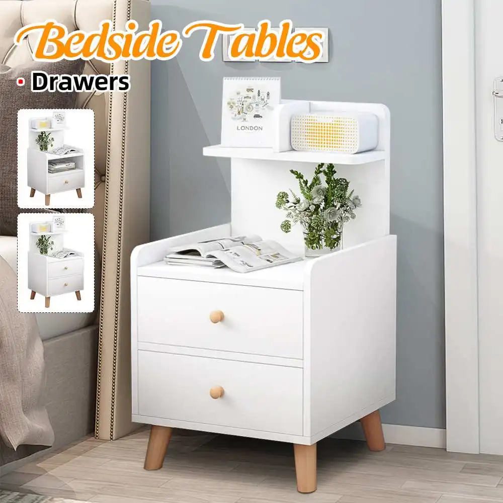 

Simple Bedroom Furniture Bedside Table Modern Simple Nordic Economy Bedside Locker Mini Storage Cabinet Shelves Nightstands