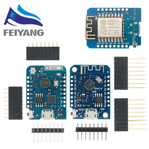 Плата для разработки Интернета вещей, 10 шт., D1 PROЗащита аккумулятораD1 Mini NodeMcu, 4 Мб16 Мб, Lua WIFI, на основе ESP8266 WeMos