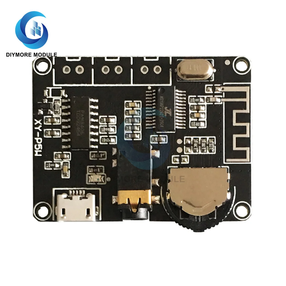 PAM8406 Bluetooth 5 0 усилитель доска DC 3 7 5V стерео аудио Вт + 2 канала с мм AUX Jack XY P5W для