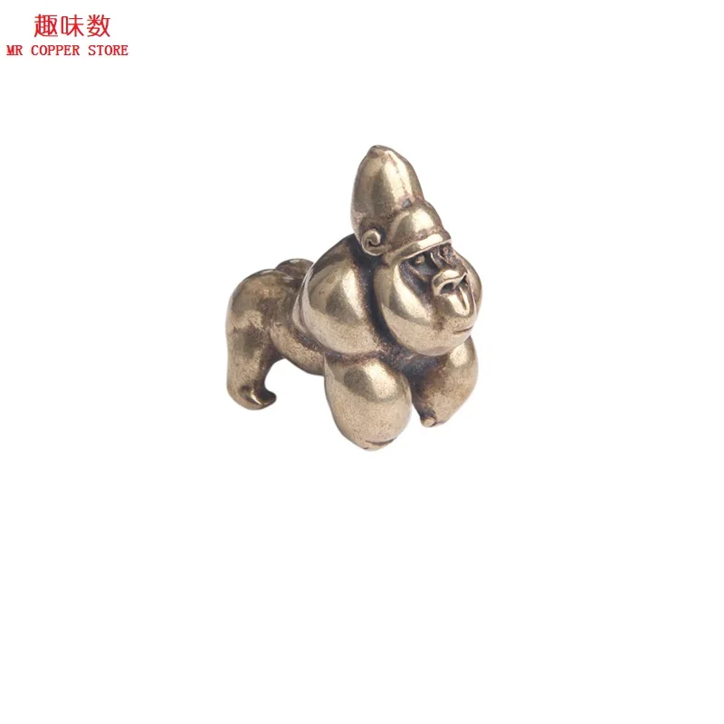 Ретро бронзовое искусственное украшение для офиса миниатюрная медная фигурка