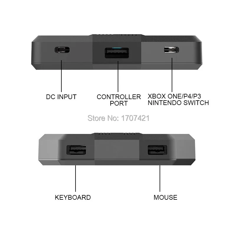 USB игровой ключ плата переходник для мыши контроллеры адаптер конвертер видео игровая клавиатура переходник для мыши для переключателя/Xbox/PS4/PS3