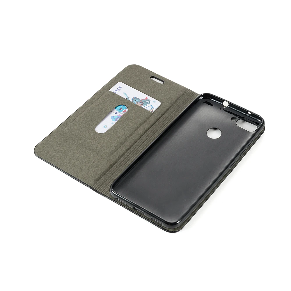 Чехол-книжка для Asus ZenFone Max Plus M1 ZB570TL, ТПУ, силиконовая задняя крышка для Asus ZenFone Max Plus M1, деловой кожаный чехол для телефона