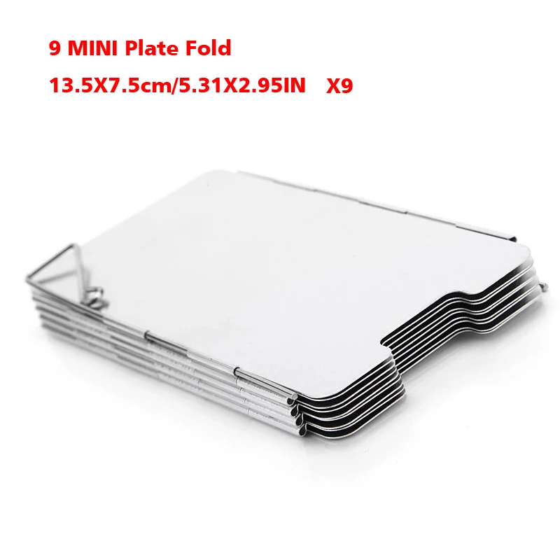 Складная Алюминиевая ветрозащитная плита 9 тарелок защита от ветра для газовой