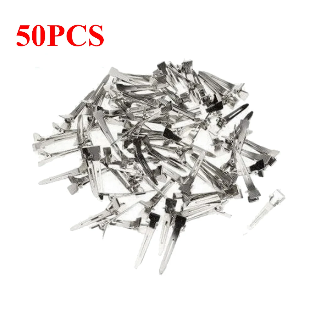 Заколка для волос плоская под крокодила 50 шт.|Шпильки и заколки волос| |