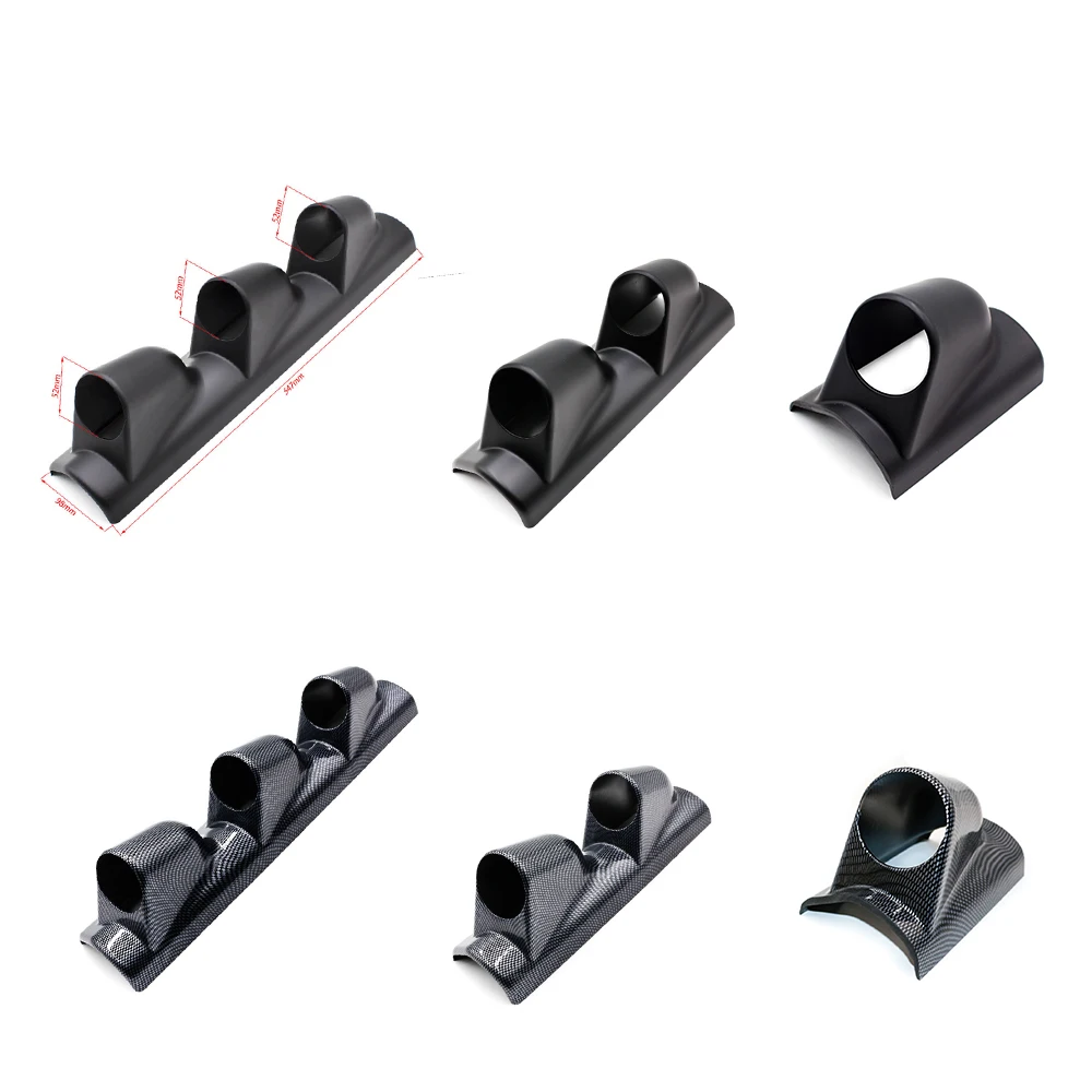 

60MM Universal Auto Modified Instrument left Hand Drive Meter Rack, Car Gauge Holder for 2.5-Inch Single/Double /Triple