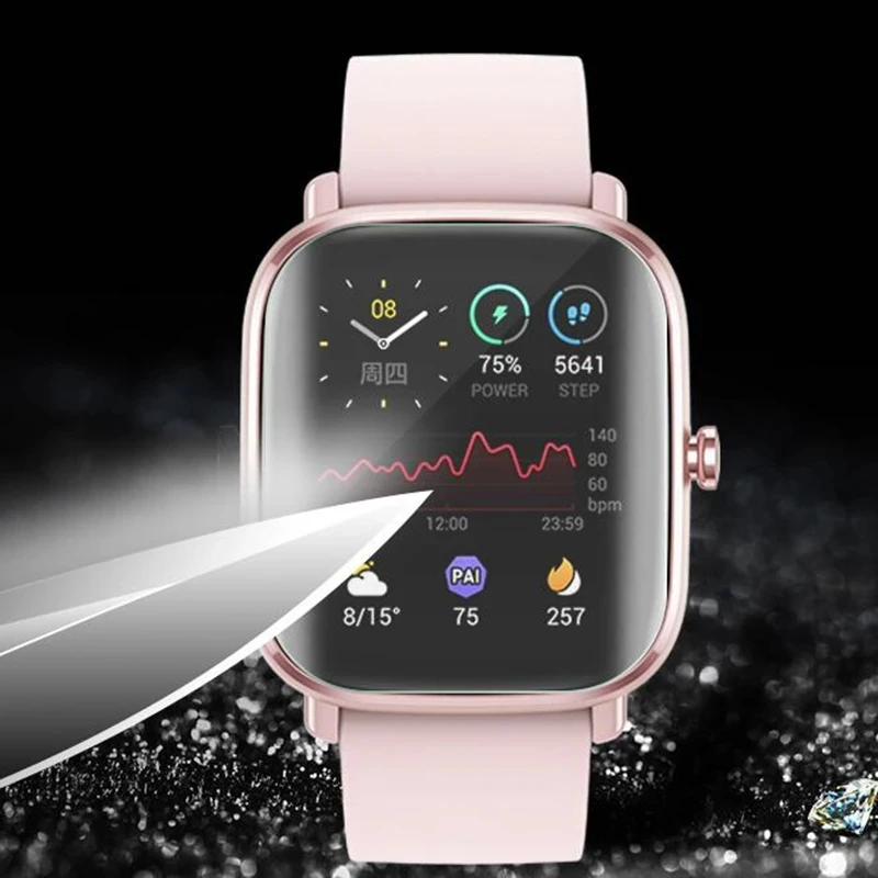 Гидрогелевая Защитная пленка для Huami Amazfit GTR 2E GTS 2Mini Защита экрана Xiaomi Pace Verge Stratos 3