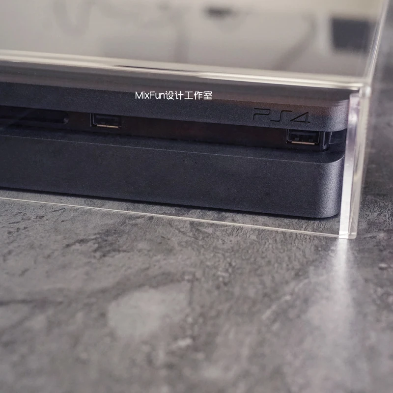 Новый прозрачный акриловый чехол для ps4 slim pro от пыли док-станции | Электроника