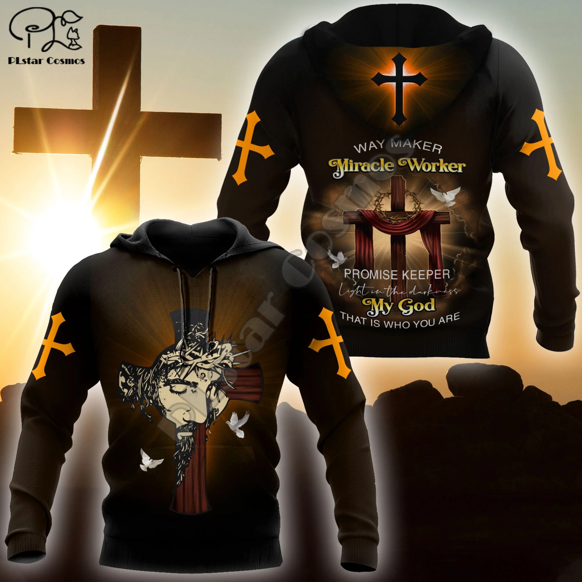 

PLstar Cosmos Christian Catholic God Jesus Lion Retro Harajuku NewFashion Tracksuit 3DPrint Men/Women Jackets Zipper Hoodies C10