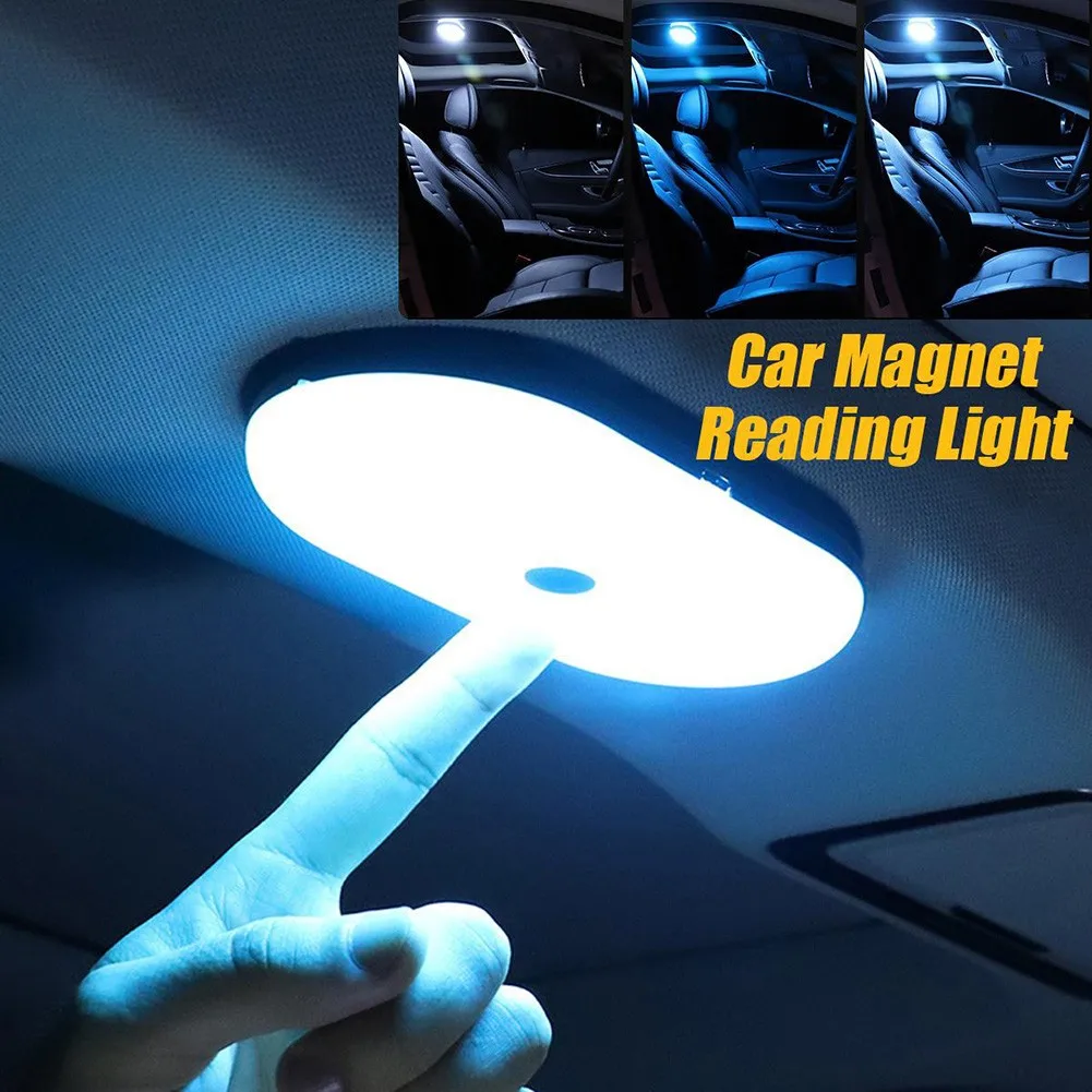 

1PC Roof Reading Light 3.1 \\\\\\\"x5.5\\\\\\\" USB Cable 4 About Hrs 8 * 14cm Blue And White