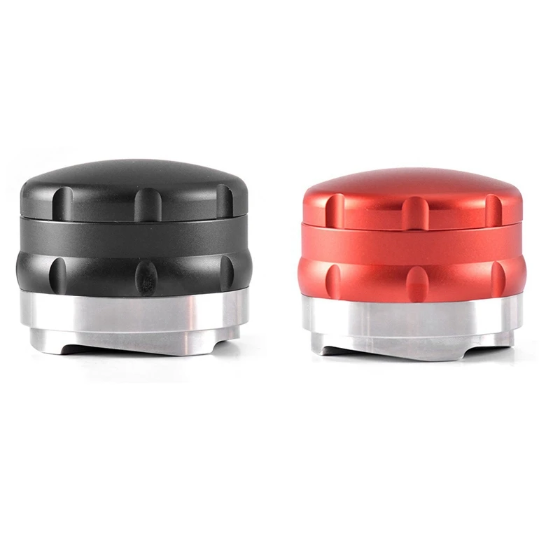 58 мм регулируемый 304 нержавеющая сталь кофе трамбовщик четыре угловые наклонные