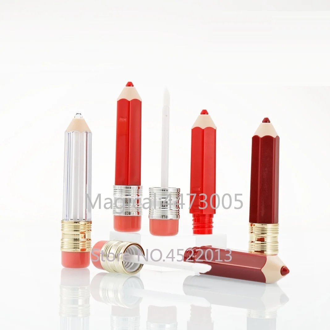 

10/20/30/50/100pcs Empty lip gloss Containers Plastic 5ml Pencil Lip Gloss Tube Makeup Liquid Lipstick bottle Lipgloss Concealer
