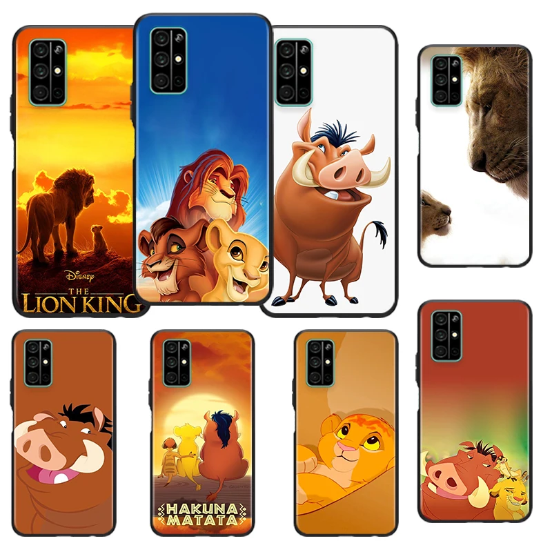 

Disney Cartoon The Lion King Soft TPU For Honor Play 3E 8S 8C 8X 8 A 7S 7A 7C MAX Prime Pro 2019 2020 Black Silicone Phone Case