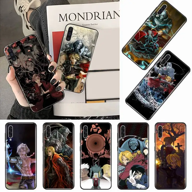 

Fullmetal Alchemist anime Phone Case For Samsung galaxy A S note 10 12 20 32 40 50 51 52 70 71 72 21 fe s ultra plus