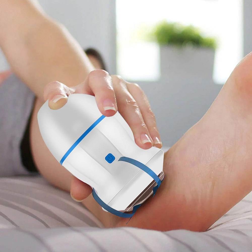 

Portable Electric Foot File Vacuum Callus Remover Rechargeable Foot Files Clean Tools Feet Care for Hard Cracked Skin
