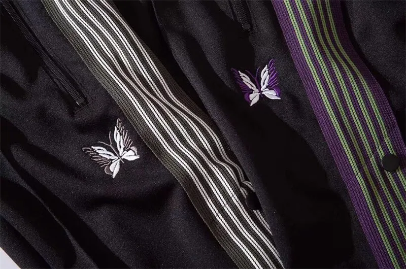 Женские и мужские спортивные штаны AWGE черные на завязках с вышивкой в виде