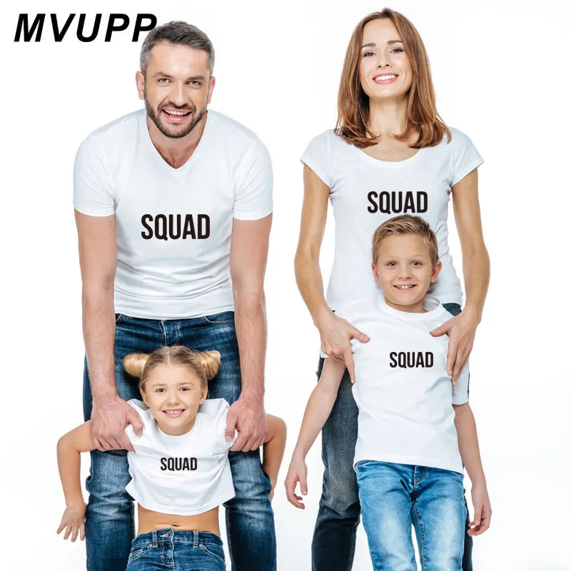 MVUPP Vogue для всей семьи Милая футболка пары Повседневное наряды жена Одинаковая