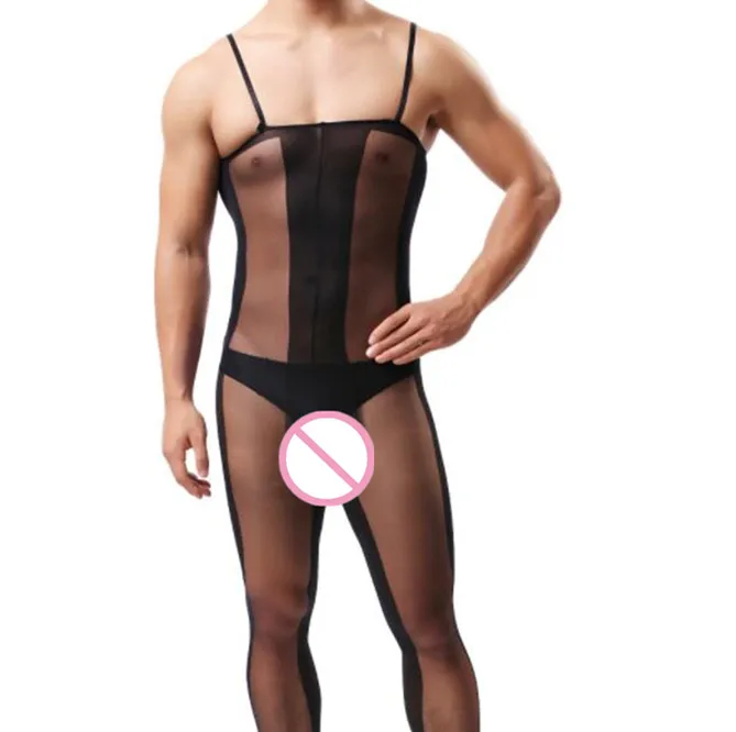 Смешное сексуальное боди-комбинезон ночной сорочки с полосками для мужчин, порно костюмы, белье для мужчин.